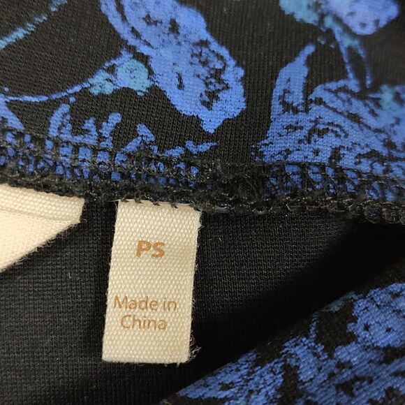 Soft Surroundings Blue Floral Legging Pants Size SP - Picture 3 of 11